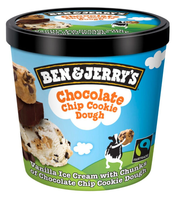 BUY 2 GET 1  FREE Ben & Jerry's Chocolate Chip Cookie Dough 437ML - Image 2