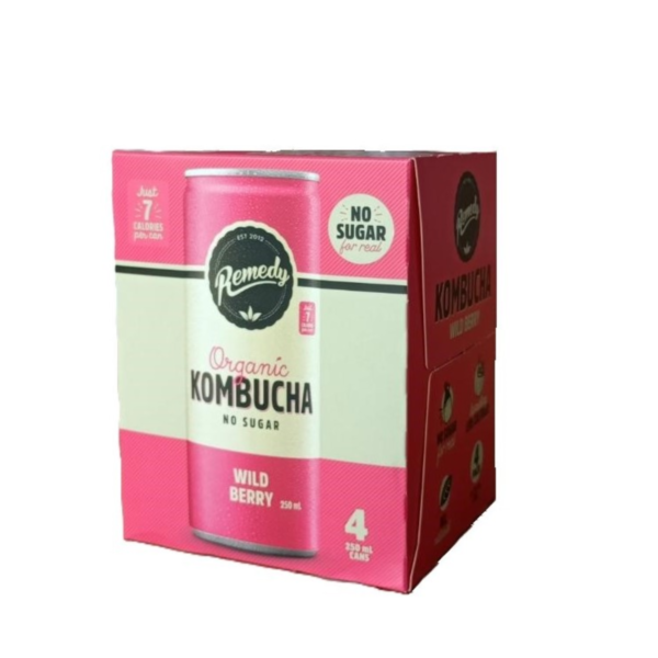Wildberry Organic Kombucha 4-pack