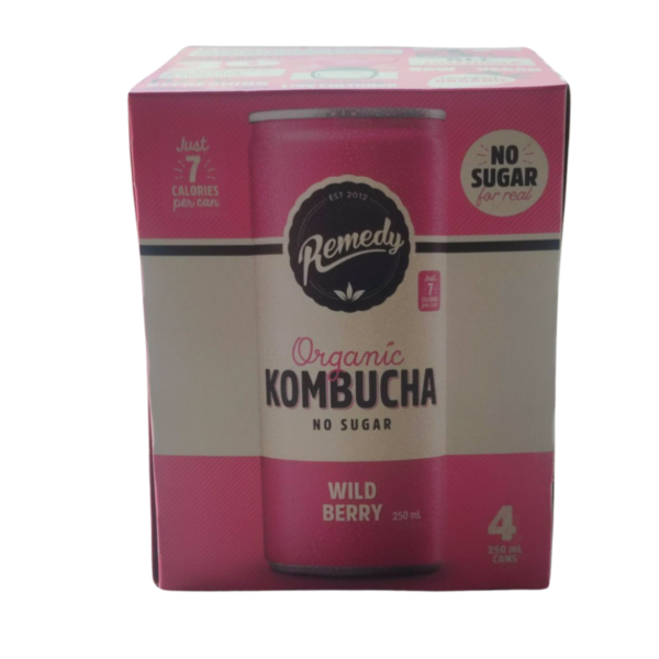 Wildberry Organic Kombucha 4-pack - Image 5